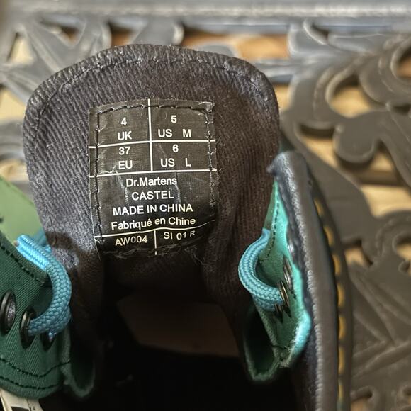 Dr. Martens x Adventure Time BMO 1460 Boots Green Canvas US 6 - Picture 13 of 14